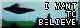 i want to believe button