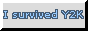 i survived y2k button