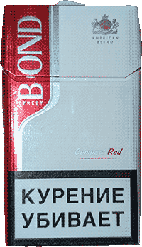 Empty Bond Street Cigarette Pack