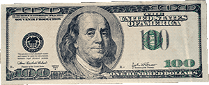 Fake U.S. 100 Dollar Note