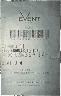 Nightcrawler Ticket