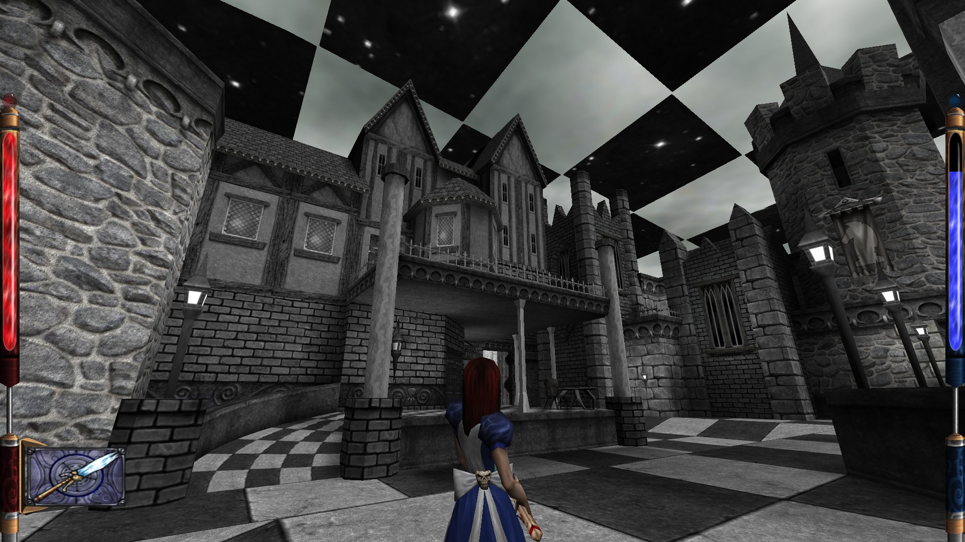 alice in a checkerboard world