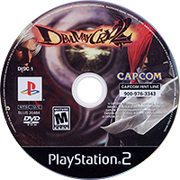 cd rom cover for devil may cry 2