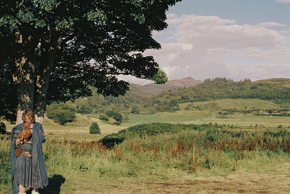 Caleb Landry Jones in rural Scottish country